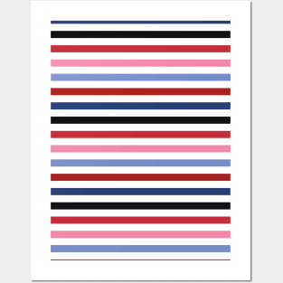 color stripes 2 Posters and Art